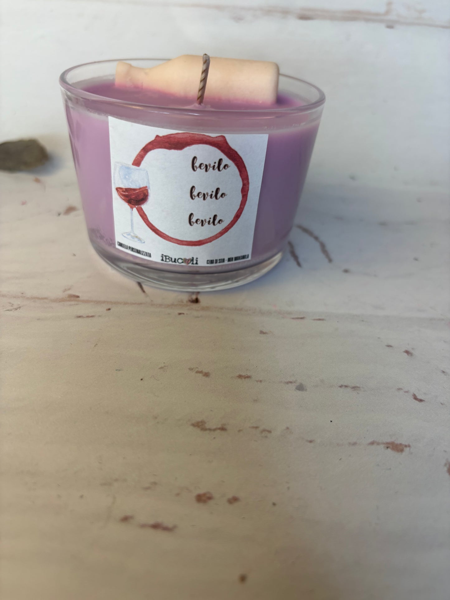 Candela in bicchiere “vedi varianti ”-250g