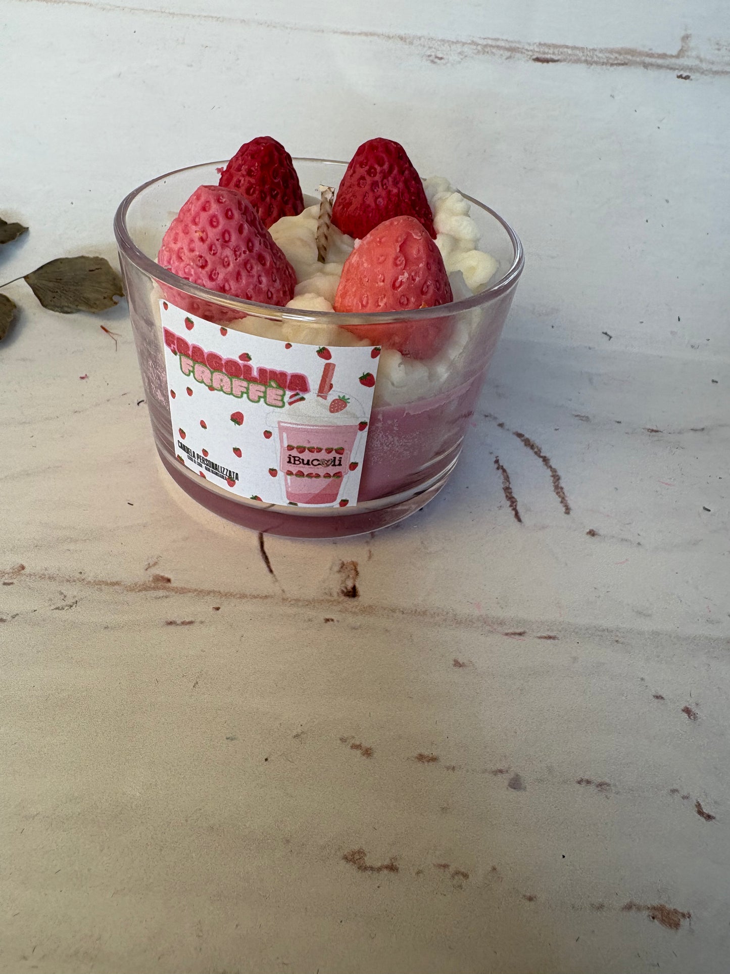 Candela in bicchiere “vedi varianti ”-250g
