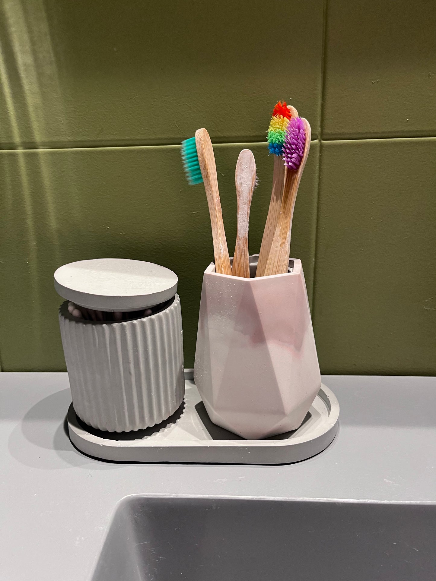 set bagno in ecoresina - personalizzabile