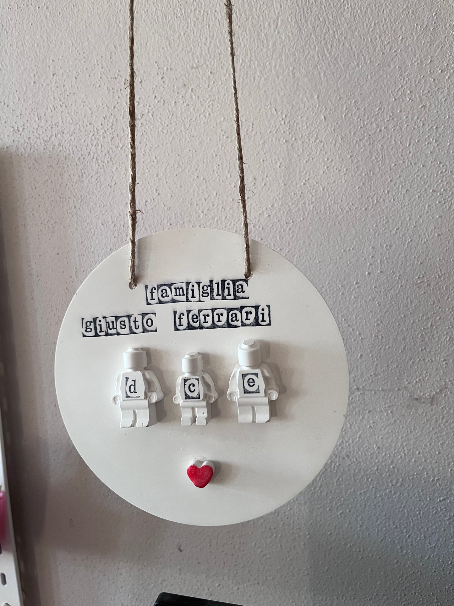 quadretto in ecoresina jesmonite personalizzabile