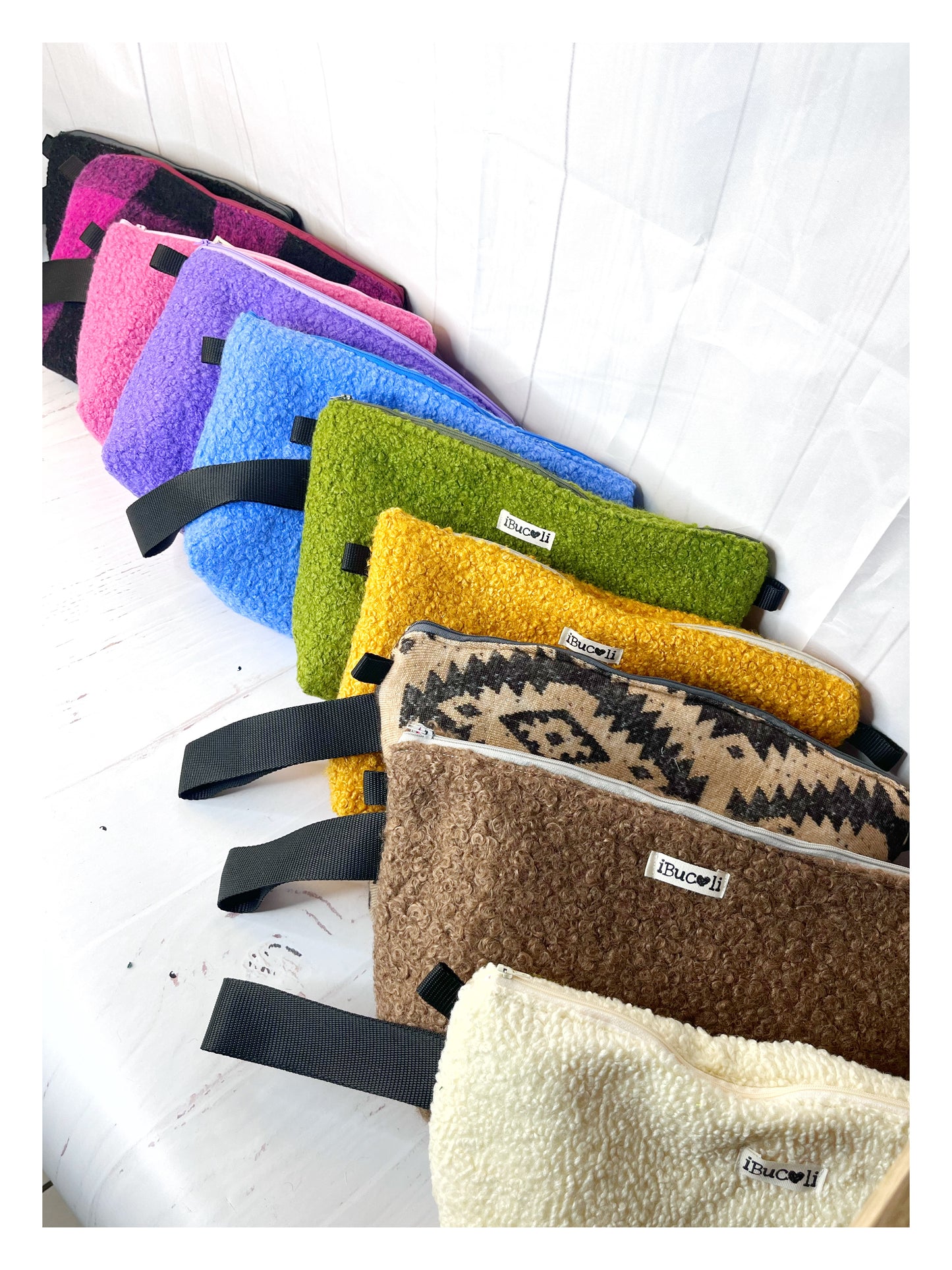 pochettone: borsa pochette grande con maniglia
