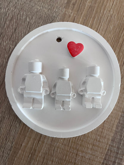 quadretto in ecoresina jesmonite personalizzabile