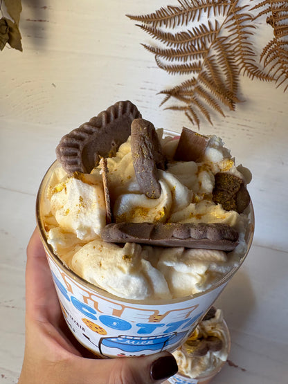 Candela grande in vaso di vetro-550-630g