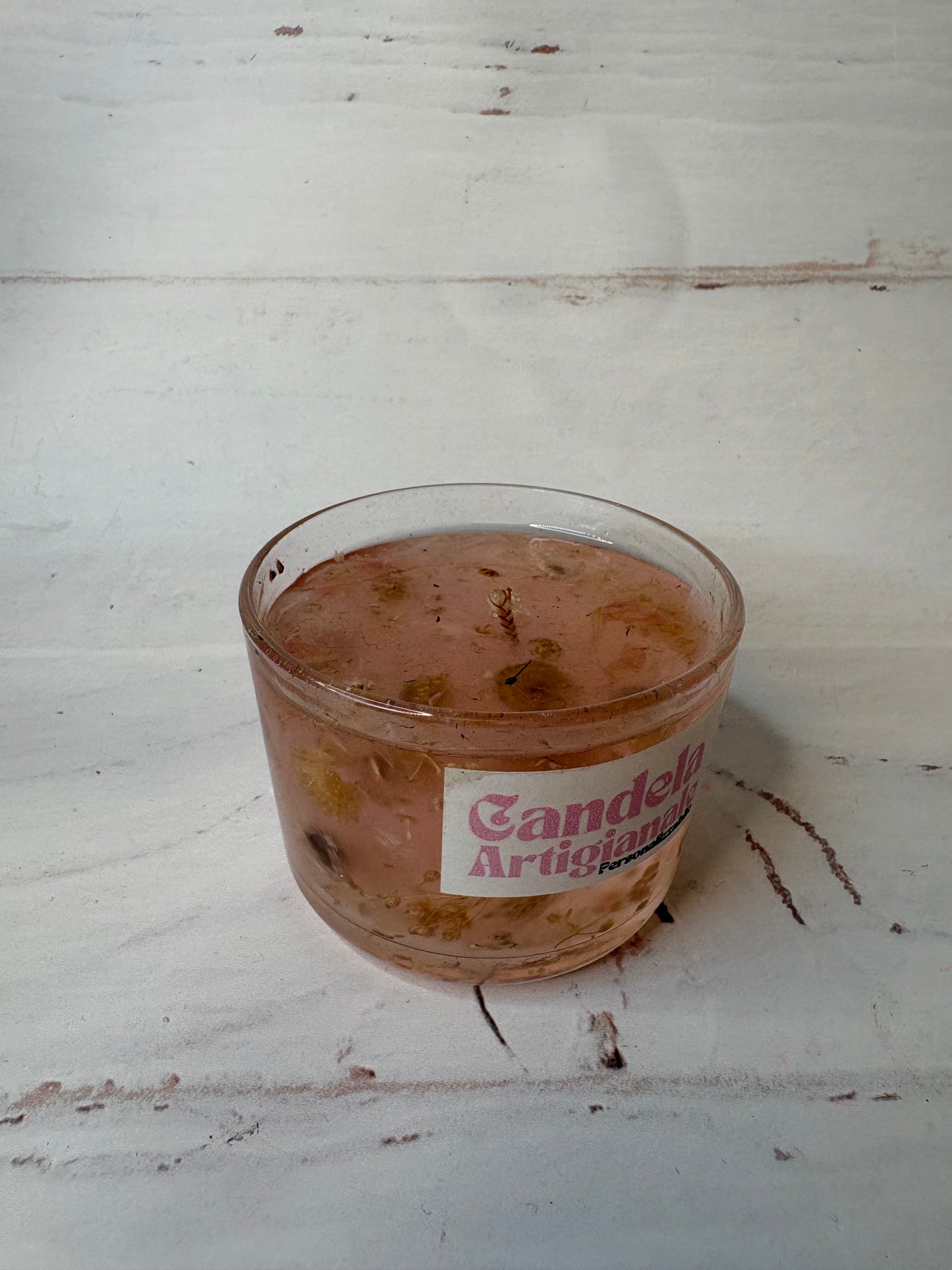 Candela in bicchiere”cocktail” vedi varianti 250g