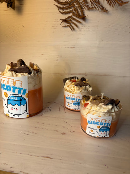 Candela grande in vaso di vetro-550-630g