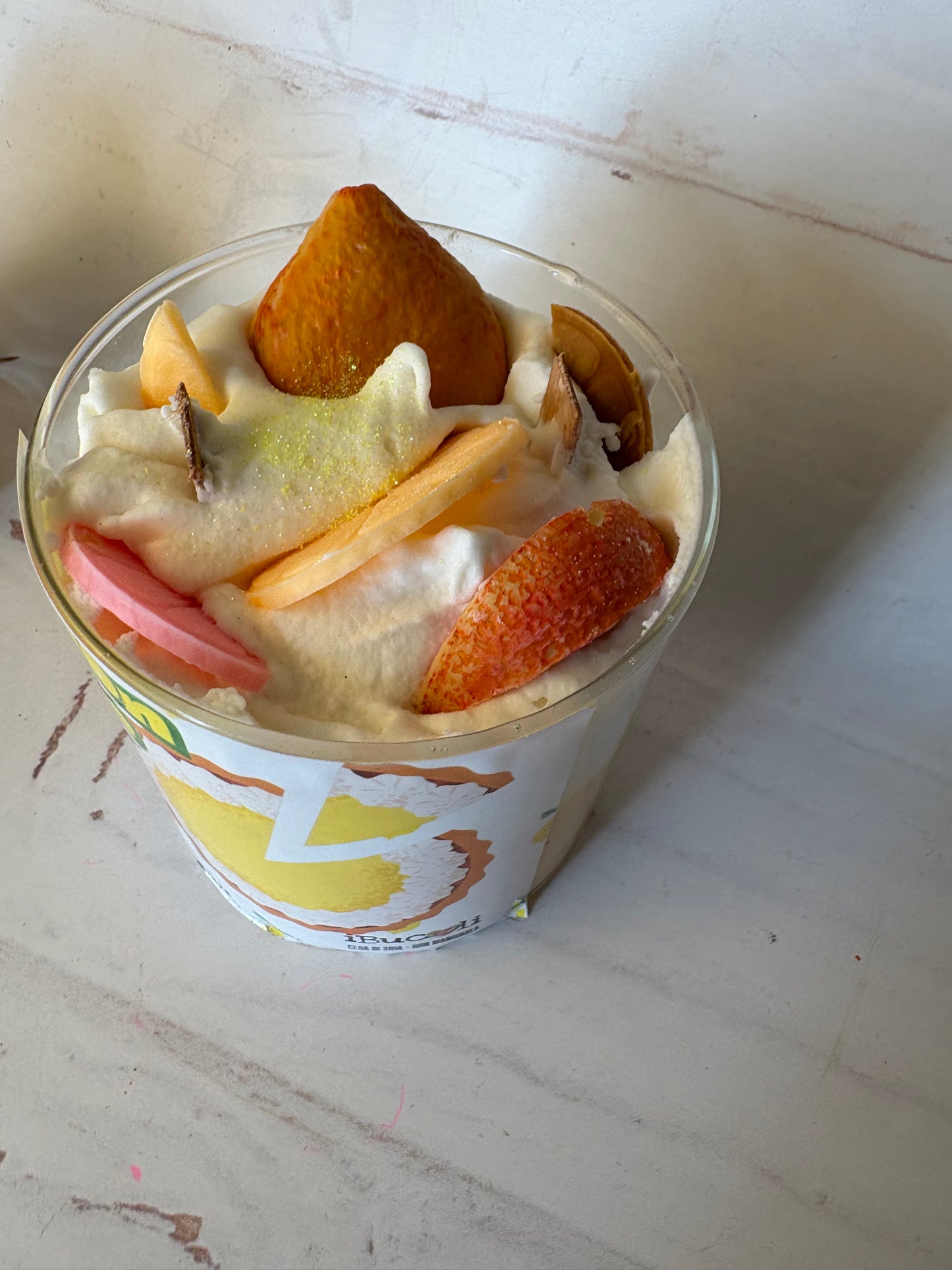 Candela grande in vaso di vetro-550-630g