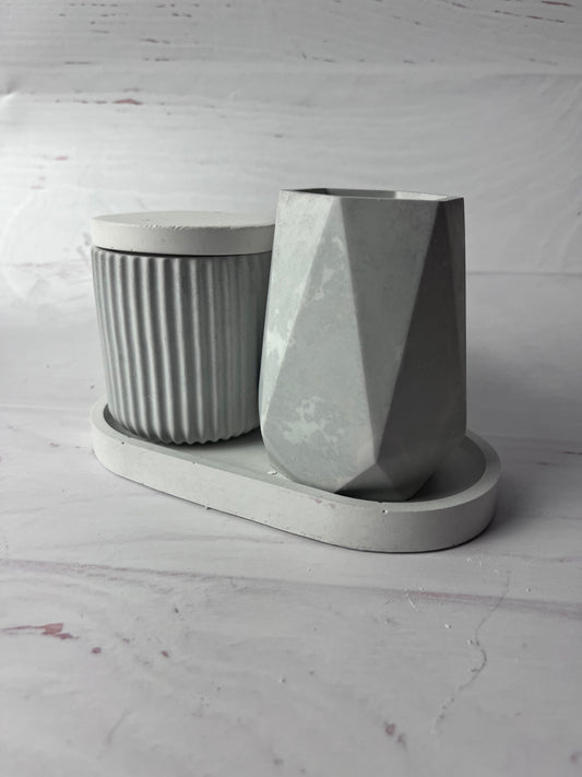 set bagno in ecoresina - personalizzabile