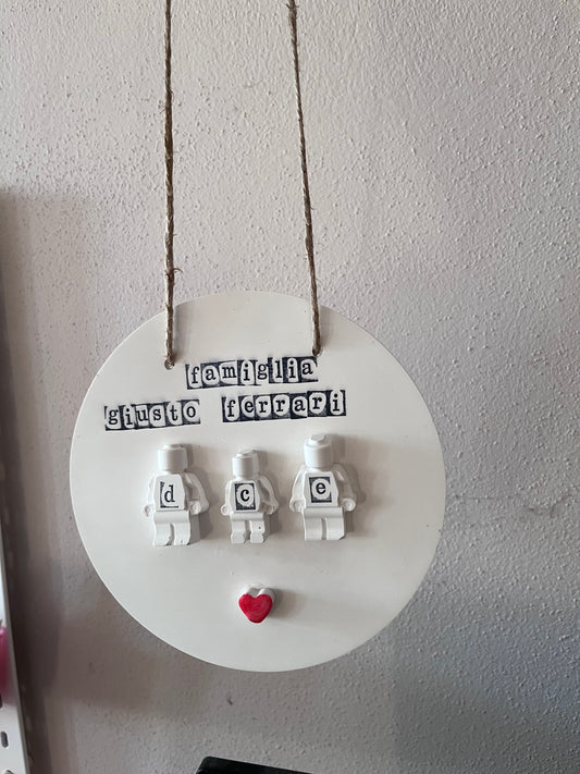 quadretto in ecoresina jesmonite personalizzabile