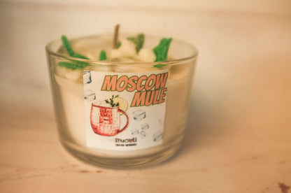 Candela in bicchiere”cocktail” vedi varianti 250g